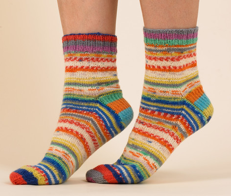 3 ways to knit a sock heel | LoveKnitting