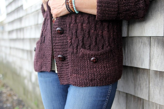 Cardi Thea Colman Shank Buttons