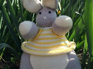 Erik Easter Bunny Toy in MillaMia Naturally Soft Merino