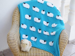 Flock of Sheep Blanket